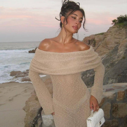 Robe Longue Tricotée