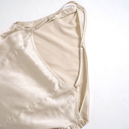 Robe Mini Décolleté Asymétrique Dos Nu