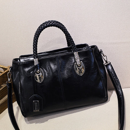 Vintage Oil Wax cuir luxe sacs à main Femmes Sacs
