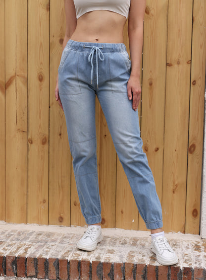Jean Décontracté Bleu Clair