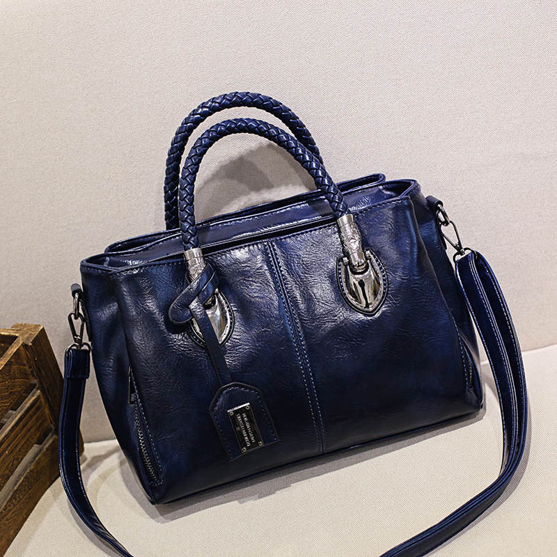 Vintage Oil Wax cuir luxe sacs à main Femmes Sacs