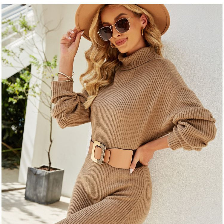 FABIANA - Robe Pull Longue Migamod - Élégance Confortable