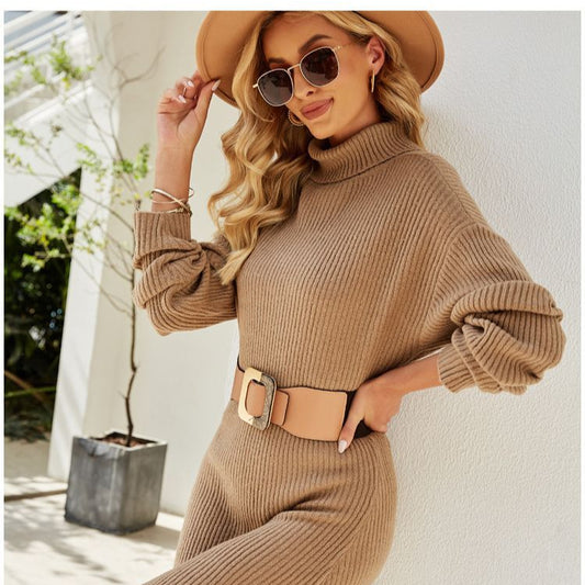 FABIANA - Robe Pull Longue Migamod - Élégance Confortable
