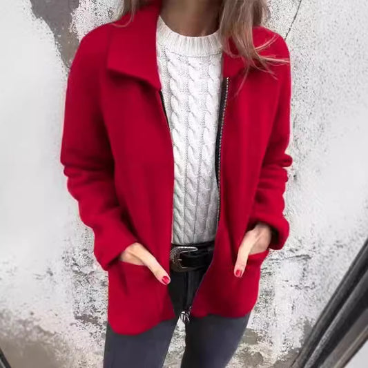 célina Veste Cardigan Élégante en Laine