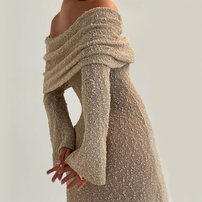 Robe Longue Tricotée