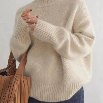 Pull oversize en cachemire.