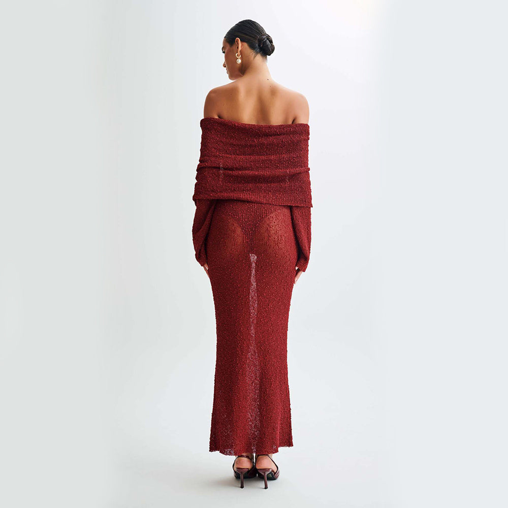 Robe Longue Tricotée