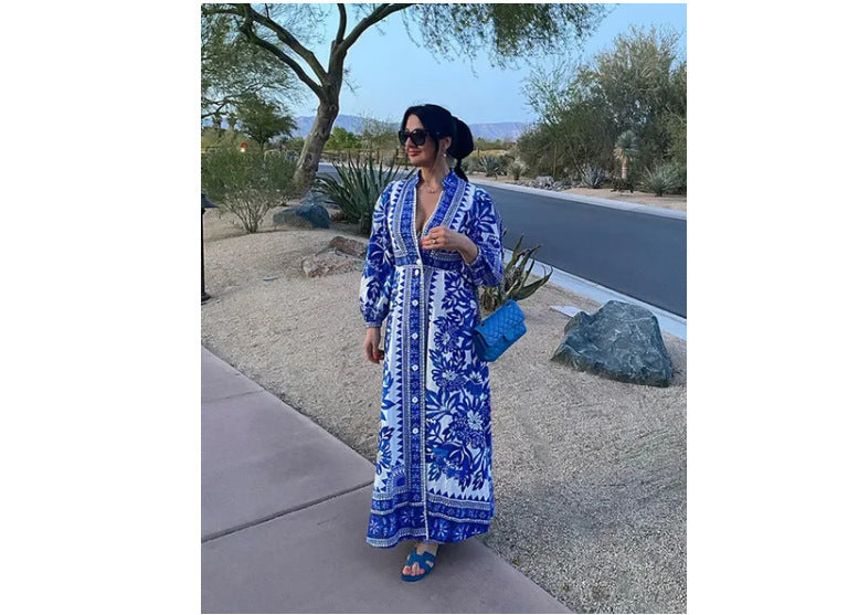 Robe longue évasée | floura™