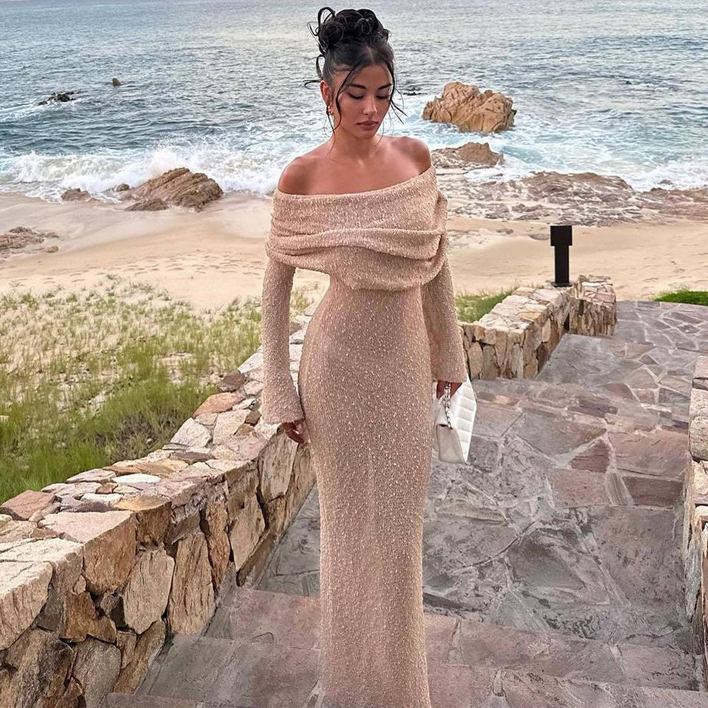Robe Longue Tricotée