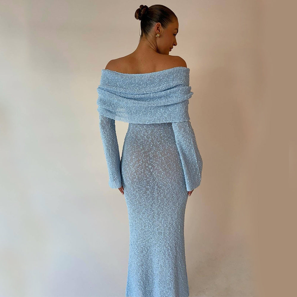 Robe Longue Tricotée
